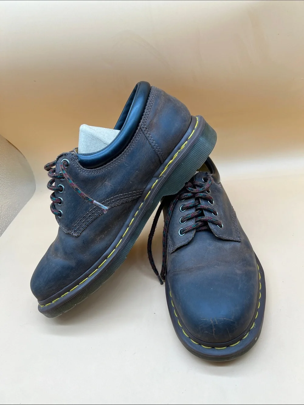 Dr. Martens 11849 Unisex Men’s 9 Women’s 9 Brown Leather Lace Up Oxford 5 Eye